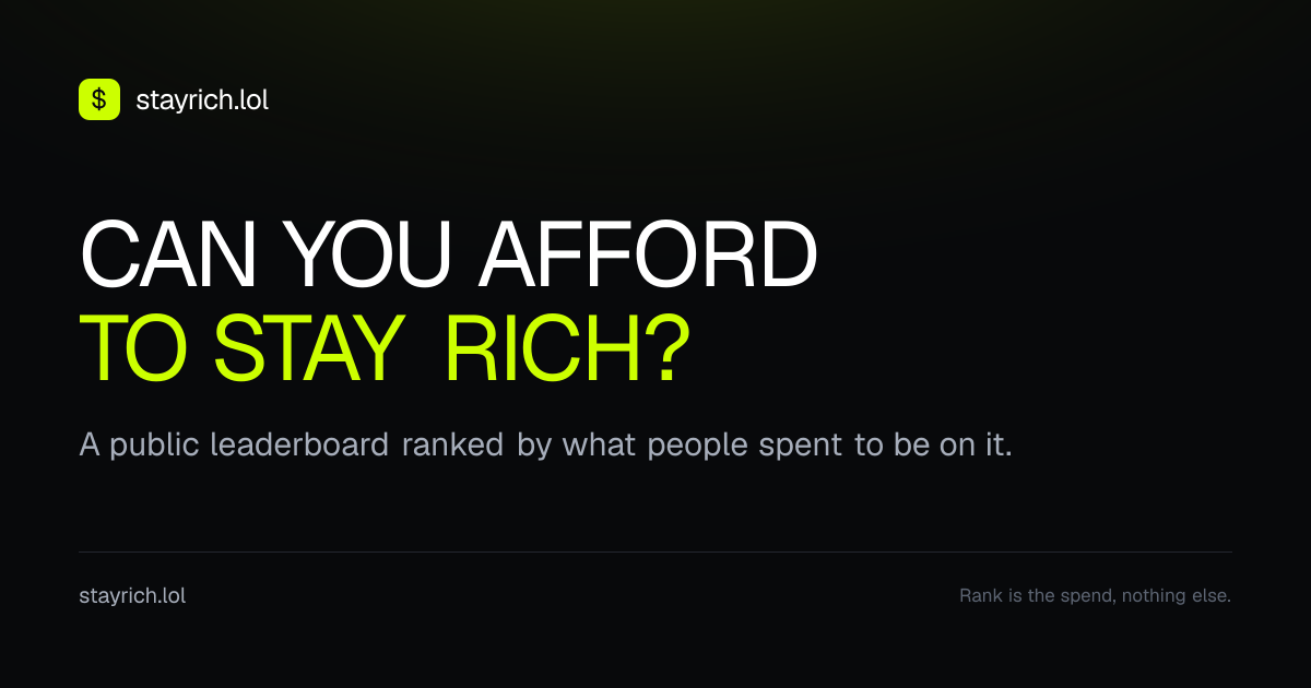 stayrich.lol Open Graph preview